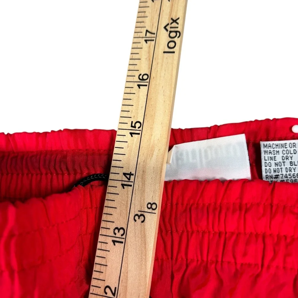 VTG 90s Marlboro Nylon‎ Jogger track pants Red Mens XL essential Streetwear